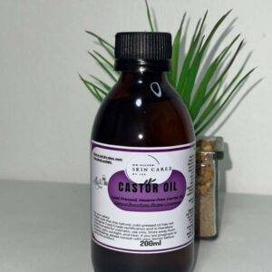 100% PURE COLD-PRESSED CASTOR OIL (HEXANE FREE) 200ml