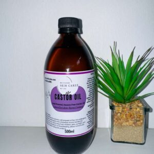 100% PURE COLD-PRESSED CASTOR OIL (HEXANE FREE) 500ml