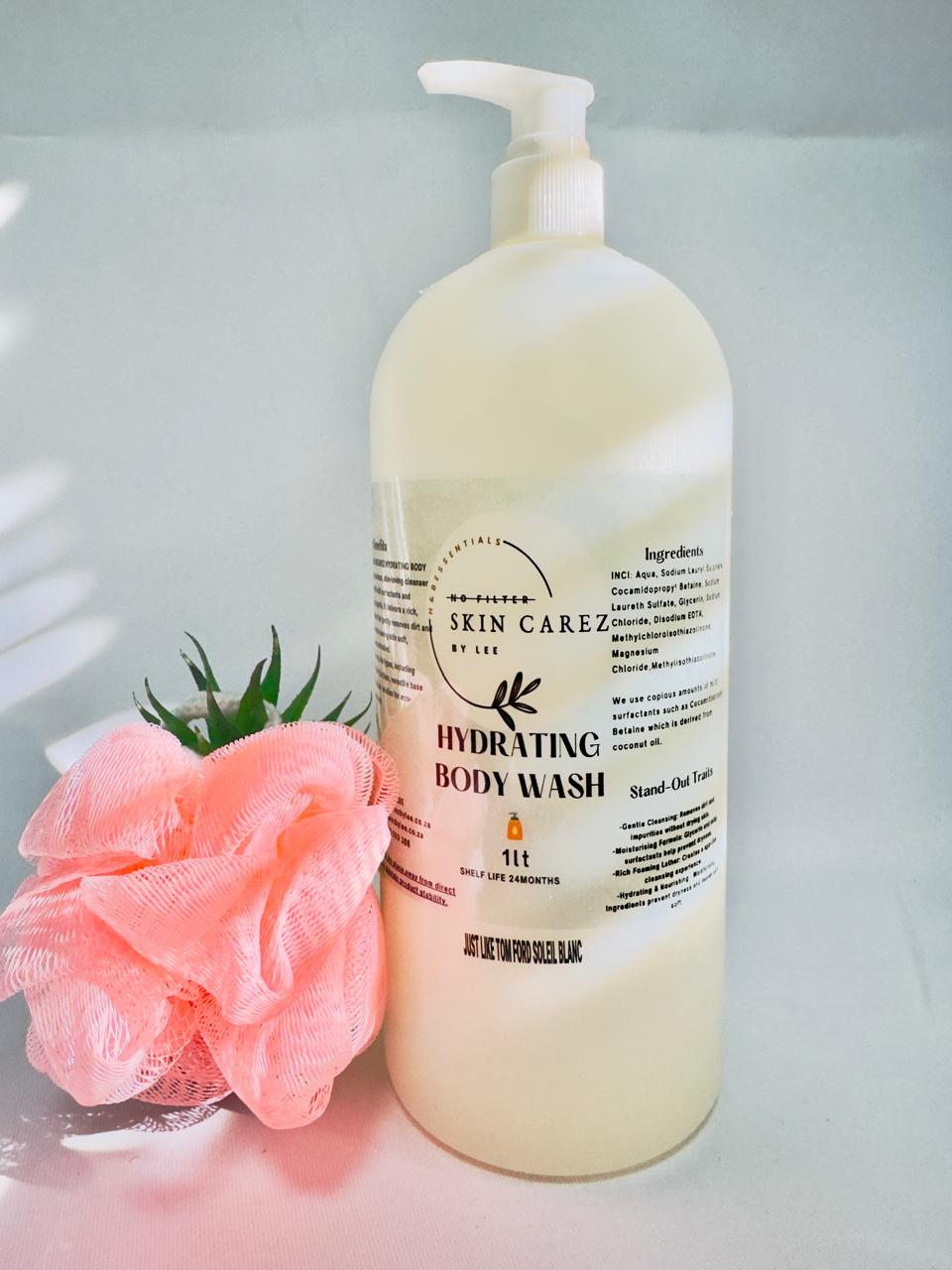 LUXURY HYDRATING BODY WASH with HYALURONIC ACID & VITAMIN B3 - WHITE LABEL